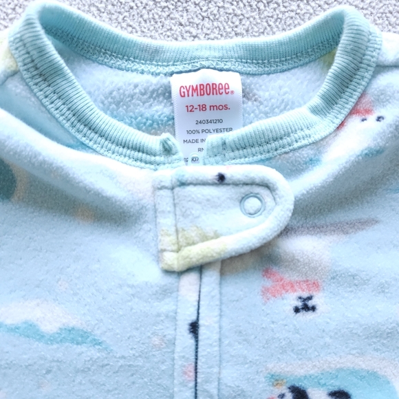 Gymboree | Winter Fleece Onesie Pajama - Picture 6 of 6
